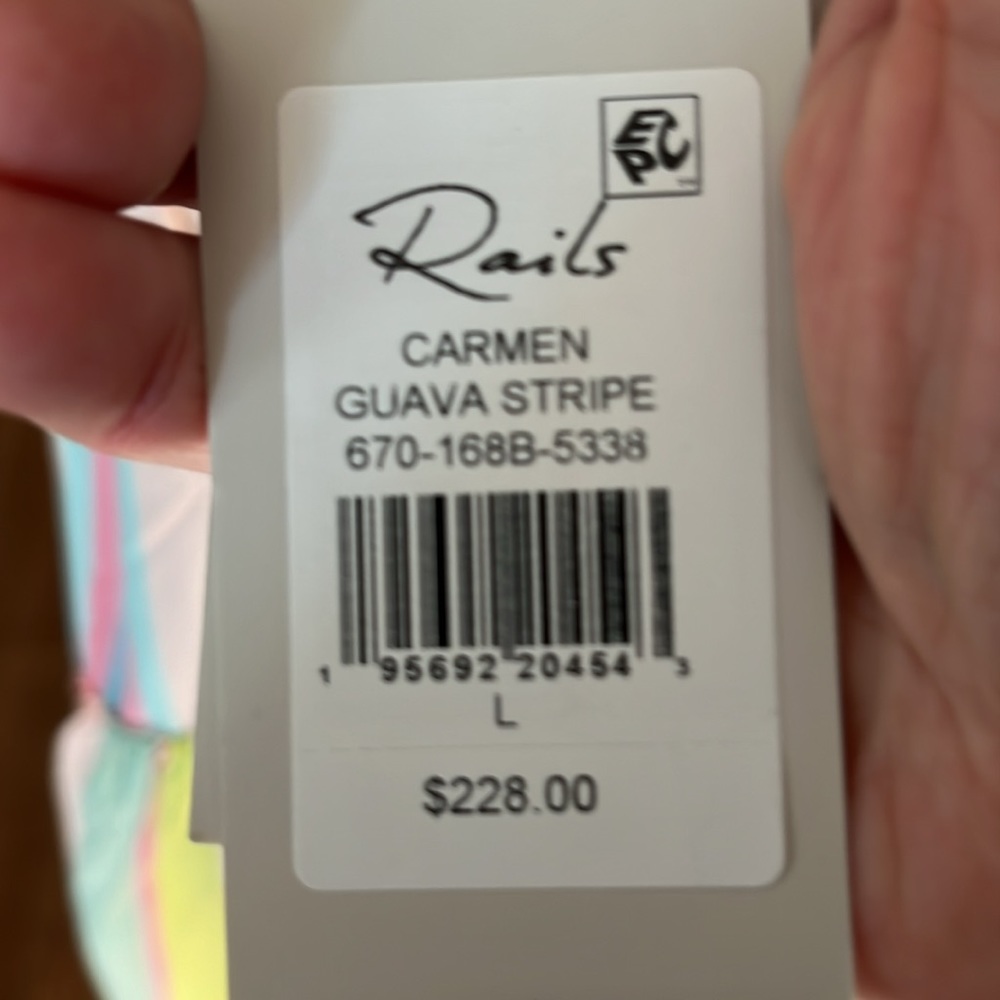 NWT - RAILS CARMEN GUAVA STRIPE - Picture 4 of 5